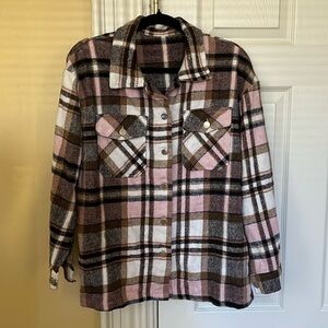 Plaid Shirt Jacket